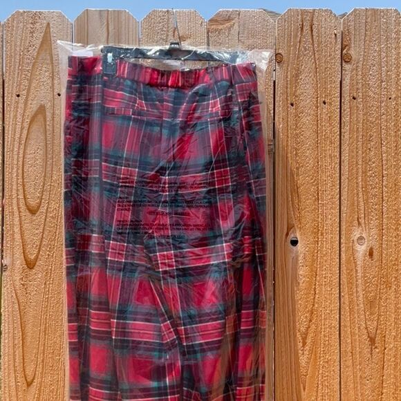 🔥 Copper Key High Rise Wide Leg Plaid Trousers, Size-XXL - Picture 9 of 10